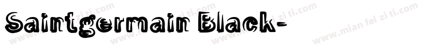 Saintgermain Black字体转换
